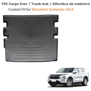 Custom Fit TPE Cargo Liner for Mitsubishi Outlander 2024 | Waterproof All Weather Trunk Mat Anti-Slip Rear Cargo Protection - Product Image 2
