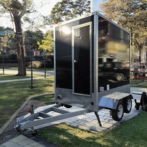 Remorque WC de voyage 8 postes avec cadre antichoc intégral, modèle 2025, très tendance - Product Image 1