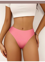 Tanga sin Costuras para Mujer, Ropa Interior que Evita la Visibilidad del Vello Púbico, Bragas Anti-Embarrasamiento para Leggings de Yoga