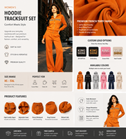 Ensemble de survêtement décontracté pour femme : Sweat-shirt et pantalon de jogging avec broderie graphique personnalisée, idéal pour le quotidien