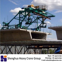 Lève-segments de poutre en béton de 150 tonnes, méthode à cantilever équilibré