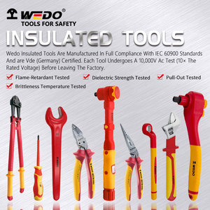 WEDO VDE 1000V Juego de <span class=keywords><strong>herramientas</strong></span> aisladas 13 piezas con alicates Destornilladores Llave hexagonal Probador de voltaje - Product Image 4