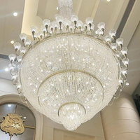 Luminaires de style européen, lustres modernes pour restaurants, luminaires luxueux pour bâtiments en duplex, villas, hôtels, escaliers, luminaires en cristal