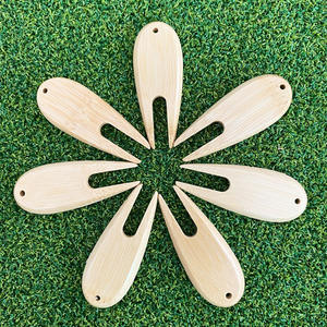 Herramienta de Reparación de Green de Golf Passen Bamboo para Césped - 0.05 kg Ligera - Product Image 5