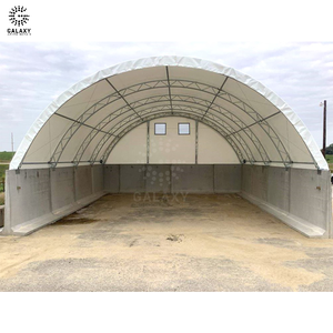 Dôme <span class=keywords><strong>de</strong></span> stockage <span class=keywords><strong>de</strong></span> sel en métal pré-fabriqué couvert arène entretien tente hangar bâtiments cerceau granges abri pour moutons <span class=keywords><strong>Garage</strong></span> économique - Product Image 2