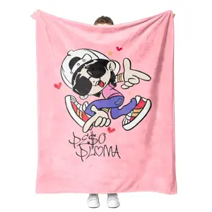 2024 Newest Peso Pluma Custom Printed Blankets Soft Sofa Travel Throw Blankets