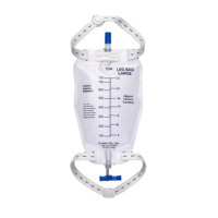 Sac de collecte d'urine médicale jetable unisexe de haute qualité avec consommable de cintre pour hommes