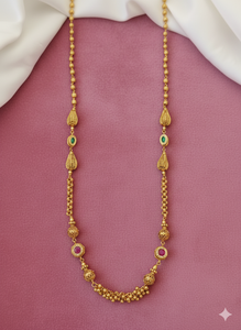 ชุดเครื่องประดับมาลาแบบดั้งเดิมสไตล์ราชวัติ งานออกแบบโบราณ ขัดเงา เหมาะสำหรับงานปาร์ตี้ สำหรับผู้หญิง สง่างาม เหมาะสำหรับงานแต่งงาน - Product Image 5