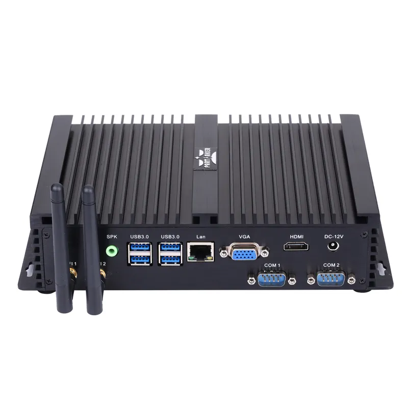 Partaker Core i5 8250U i5 8350U産業用デスクトップWin10Linux i5 Minipc NUC 4K HD RS232RS485ポータブルPC8250U