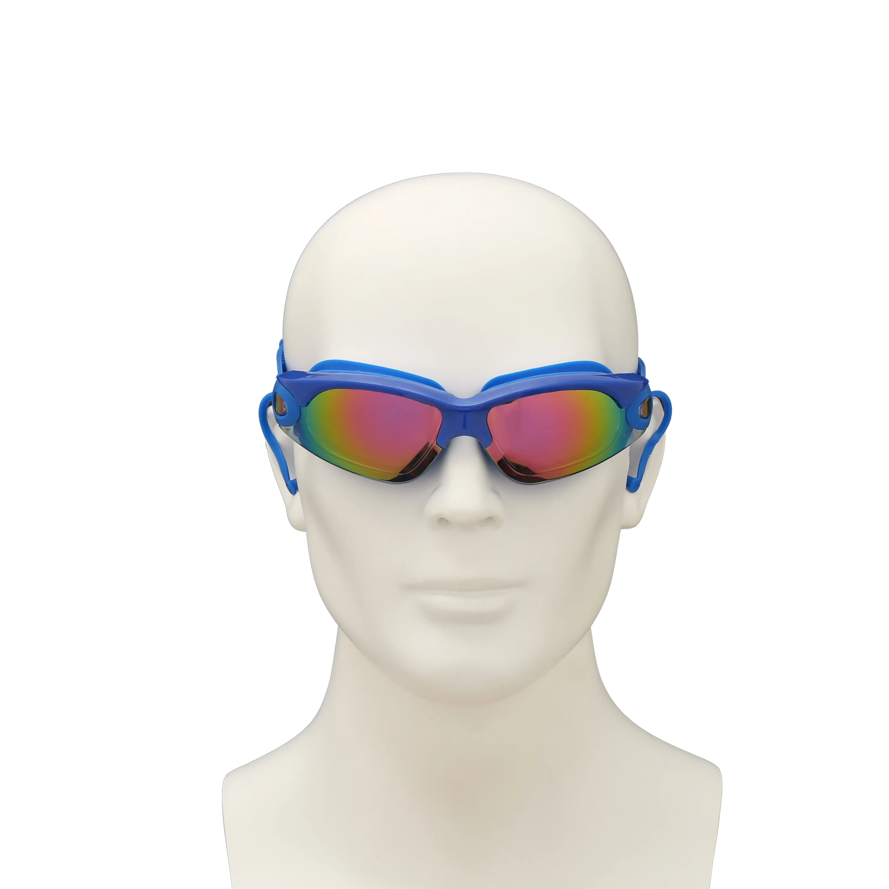 Custom Anti Fog Uv Protection Man Safety Plating Anti-Fog Swimming Competition Sport Goggles