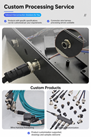 Connecteur M12*1.0 DIN Type 2-17 broches IP67 pour montage sur panneau, homologué 4A, PG9 M12 Code A-B-D, à souder, mâle-femelle, fixation frontale