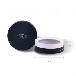 High grade black logo printed cylinder boxes custom design <b>round</b> packaging <b>box</b> - Product Image 2