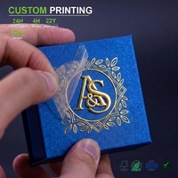Autocollant de transfert 3D métallique personnalisé pour l'image de marque et l'emballage de luxe – Série en gros de qualité professionnelle supérieure