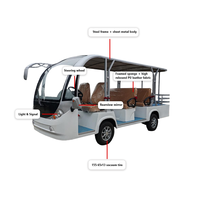 Vente flash : Mini-bus électrique à 4 roues, 8 places, moteur AC 4KW, batterie au lithium, navette scolaire, 30 km/h, 100-130 km d'autonomie