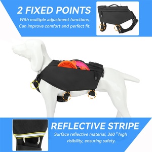 Arnés para perro sin tirones, con <span class=keywords><strong>2</strong></span> clips para correa, ajustable, acolchado suave, reflectante, tipo chaleco, con asa fácil de usar y bolsa para mascotas - Product Image 5