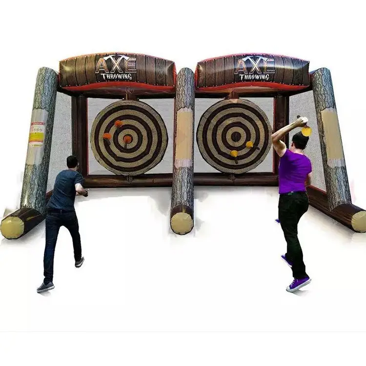 New style Outdoor Funny china carnival party game Interactive Items Inflatable Competitive Sport Games Axe Throwing Games