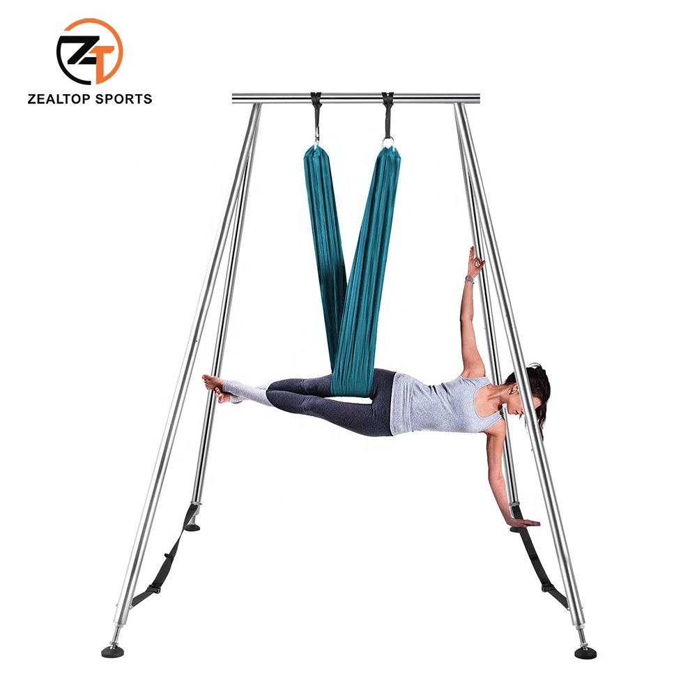 Подставка для аэройоги, складная, регулируемая по высоте, для йоги, гамака, для улицы, для помещений, для тренировок