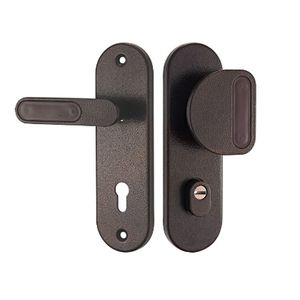 Ensemble <span class=keywords><strong>de</strong></span> serrure <span class=keywords><strong>de</strong></span> <span class=keywords><strong>porte</strong></span> en aluminium, <span class=keywords><strong>poignée</strong></span> <span class=keywords><strong>de</strong></span> <span class=keywords><strong>porte</strong></span> <span class=keywords><strong>extérieur</strong></span>, style israël RB, nouveau - Product Image 2