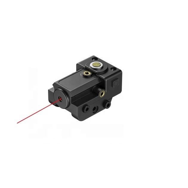Tactical Adjustable Red Beam Compatible Magnetic Rechargeable High Performance Matte Black Lightweight Laser Scope Pointer for