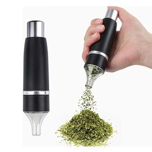Grinder per Erbe in Metallo con Pressa Manuale Staccabile Facile da Pulire, Pressa per Tabacco Elettrica - Product Image 1