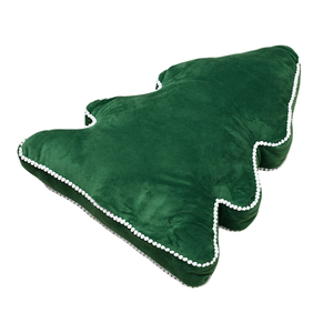 Housse de coussin décorative pour canapé en flanelle douce, ultra confortable, douce pour la peau, amovible et lavable, motif sapin de Noël festif - Product Image 1