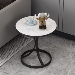 Vintage Rectangle Modern Light Side <strong>Table</strong> with Metal Frame <strong>for</strong> Living Room and Bedroom Sofa Cabinet <strong>Small</strong> Coffee <strong>Table</strong> <strong>Corner</strong> - Product Image 6