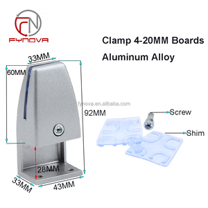 Nhôm bàn kẹp bảng phân vùng chia kẹp cho đồ nội thất & nhà bếp Cáp <span class=keywords><strong>Grommet</strong></span> - Product Image 4