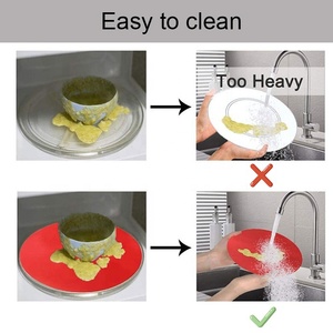 Tappetino in Silicone Multiuso per Microonde, Come Visto su Shark Tank, Protezione Antispruzzi, Sottopentola, Porta Pentole, Minimizza i Disordini - Product Image 4