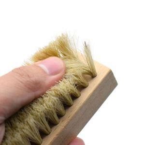 Cepillo de Limpieza de Zapatos al por Mayor con Mango de Madera y Plástico, Cepillo de Pelo Suave de Cerdo para Limpiar Zapatillas - Product Image 2