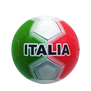 热卖批发廉价足球足球尺寸5 PVC PU新型足球足球球杆