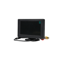 Universal de 4,3 pulgadas Monitor de coche TFT LCD Digital HD de pantalla de 480x272 de 2 de entrada de vídeo para marcha atrás cámara de Vista trasera DVD VCD