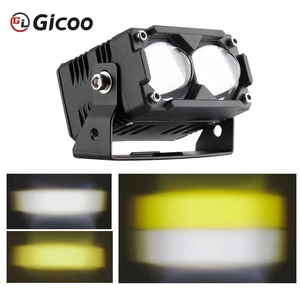 Luz Auxiliar LED de 60W de Alta Potencia para Motocicleta, Lámpara de Conducción Auxiliar LED, Luz Antiniebla Todoterreno, Luz Alta y Baja de Doble Color - Product Image 3