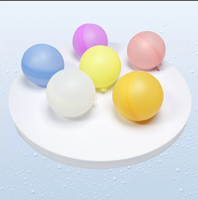 Balle d'eau en silicone lumineuse réutilisable à clipser, best-seller pour les combats aquatiques interactifs d'été en plein air