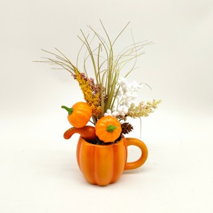 <span class=keywords><strong>Vaso</strong></span> <span class=keywords><strong>in</strong></span> ceramica da tavolo decorativo a forma <span class=keywords><strong>di</strong></span> <span class=keywords><strong>zucca</strong></span> per interni - Product Image 4