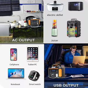 สถานีพลังงานสำรองแบบพกพา 500W 160800mAh 595Wh 110v 220v สำหรับใช้งานกลางแจ้ง - Product Image 5