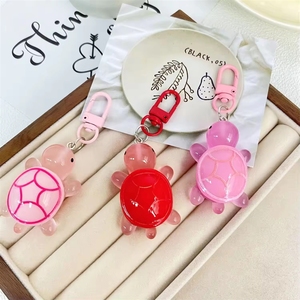 Glow Turtle <strong>Keychain</strong> Colorful Cartoon Resin Pendant Cute Backpack Charm Ins Gift Accessories <strong>Bulk</strong> Custom Orders - Product Image 6