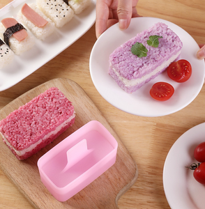 Moule à onigiri jaune grand et petit <span class=keywords><strong>triangle</strong></span> et rectangulaire rose, outil <span class=keywords><strong>de</strong></span> fabrication <span class=keywords><strong>de</strong></span> boulettes <span class=keywords><strong>de</strong></span> <span class=keywords><strong>riz</strong></span> sushi DIY pour bento - Product Image 3