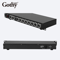 Amplificateur de séparateur DMX512 8CH, télécommande, contrôleur d'éclairage de scène, distributeur 8 voies, certifié CE RoHS