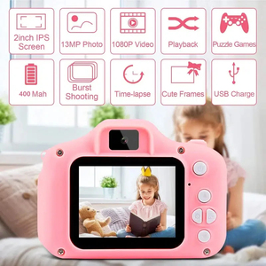 X200 Schattige Kinderen <span class=keywords><strong>Camera</strong></span> Kinderen Educatief Speelgoed Kinderen Baby Verjaardag Digitale <span class=keywords><strong>Camera</strong></span> 1080P Videocamera Met Gratis Cadeau Voor Meisje - Product Image 5
