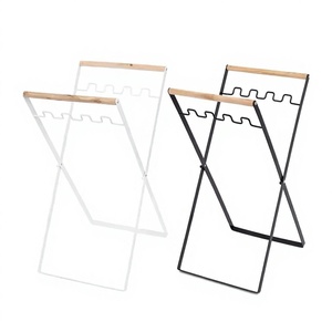 Fornitore Cinese: Porta Sacchi Spazzatura Pieghevole in Ferro e Legno, Supporto Portatile per Sacchi Rifiuti, per <span class=keywords><strong>Campeggio</strong></span>, Cucina, Esterni, Casa, Giardino, Barbecue - Product Image 5