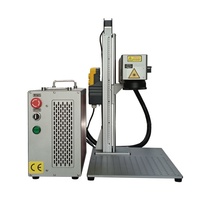 Machine de marquage laser à fibre Feeltek 3D 100W, mise au point automatique dynamique, gravure 3D en courbe sur métal, Mopa DXF/PLT/BMP/AI/DWG, nouvelle génération haute performance
