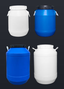 식품용 50L 버킷 25kg 뚜껑 30L 화학용 버킷 60kg 플라스틱 통/페일 두꺼운 밀폐형 PE 재질 물 저장통 - Product Image 2