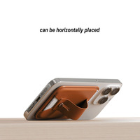 Casing Ponsel Lipat Premium Kulit PU Magnetik N52 untuk iPhone 15/16/17/18 Pro Max dengan Slot Kartu Kredit/ID dan Tali Pengikat yang Dapat Disesuaikan