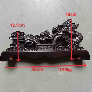 Support d'épée de dragon noir en bois massif pour support d'affichage de table <span class=keywords><strong>Katana</strong></span> - Product Image 3
