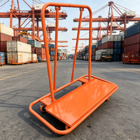 Chariot de rangement pliable en métal LOADPRO pour chariots à plateau - Conception peu encombrante pour usage domestique