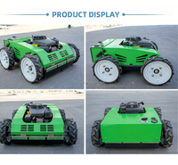 Tondeuse à gazon robotisée 4x4 télécommandée, hybride essence, débroussailleuse industrielle robuste sur roues, 9 CV, DIY, 550 mm