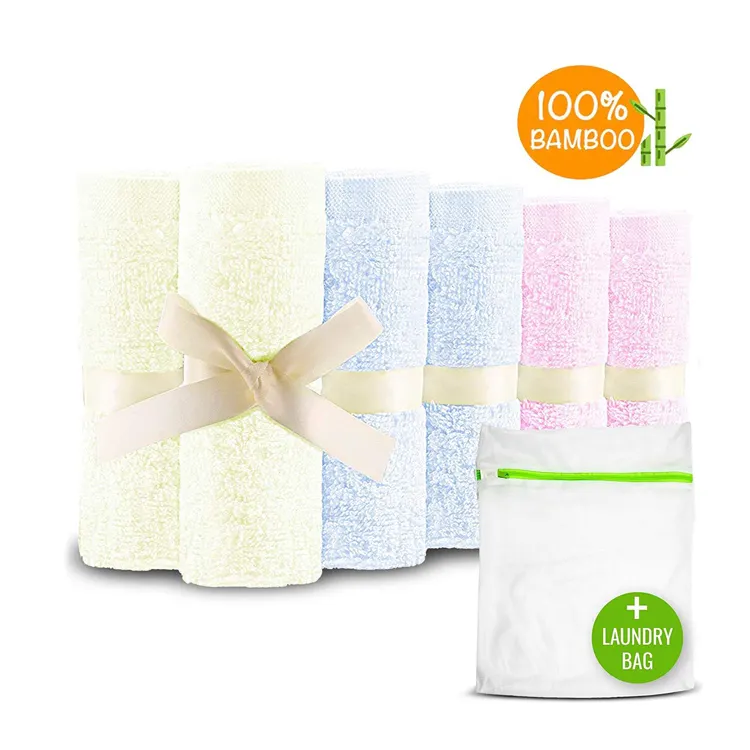 GU оптовая продажа 4 шт. упаковочное полотенце для лица быстросохнущее Полотенце бамбуковое детское полотенце