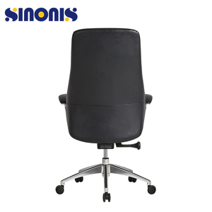 Silla giratoria de cuero PU de lujo del fabricante Sinonis para ejecutivos de oficina/CEOs estilo de elevación moderno para jefes de oficina - Product Image 4