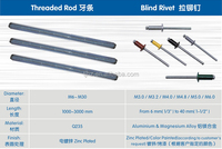 Steel DIN975 /DIN976 Full Threaded Rods High Quality Fastener
