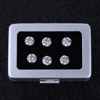 Vente en gros directement d'usine Vente chaude en vrac Blanc D VVS1 Moissanite Gemstone 2mm de hauteur avec certificat GRACE